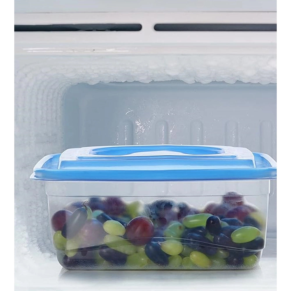Trade Shop - Set 21pz Contenitori Con Coperchi Per Alimenti In Plastica Trasparenti Impilabili Microonde -