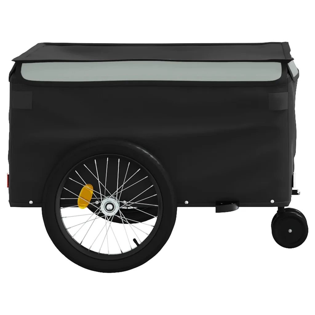 Rimorchio da Bici Nero e Grigio 45 kg in Ferro CFW8537245