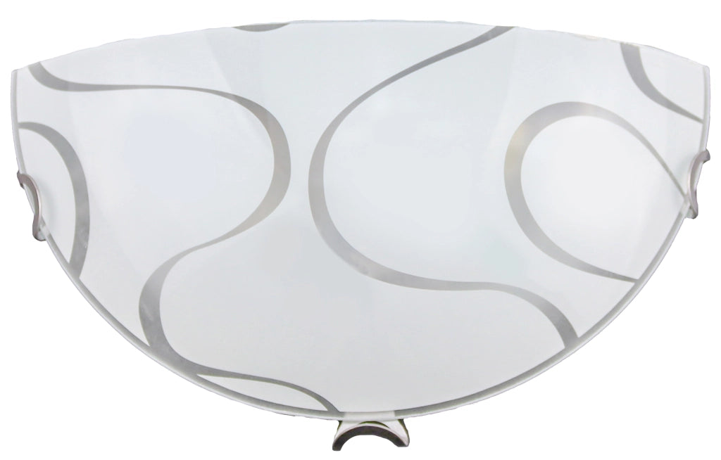 ONDA LAMPADA APPLIQUE 1 LAMPADINA E27 30 CM ONDINA