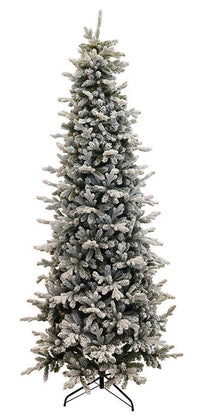 Albero di Natale Artificiale Innevato 240 cm 88 Rami Pino Silvestre Verde