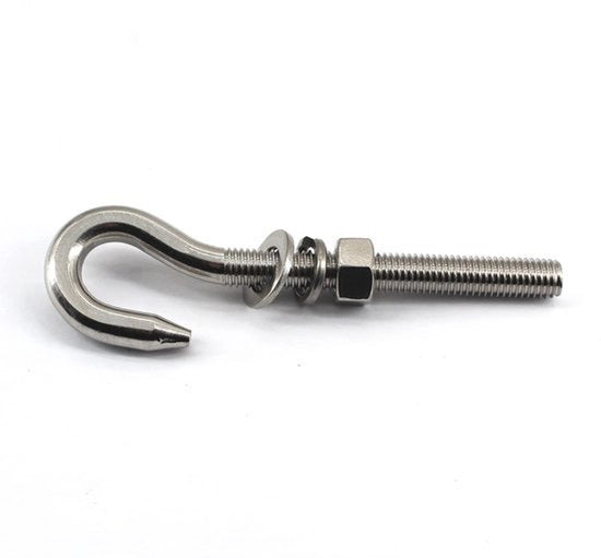 Set di Orecchioni M5 - Rvs - 16 pezzi - Maniglia a vite - Adatto per Interno e Esterno - Facile da utilizzare