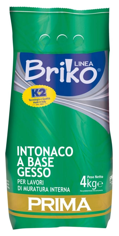 4pz linea briko intonaco a base di gesso per interni e ripristino murature da k cod:ferx.96287