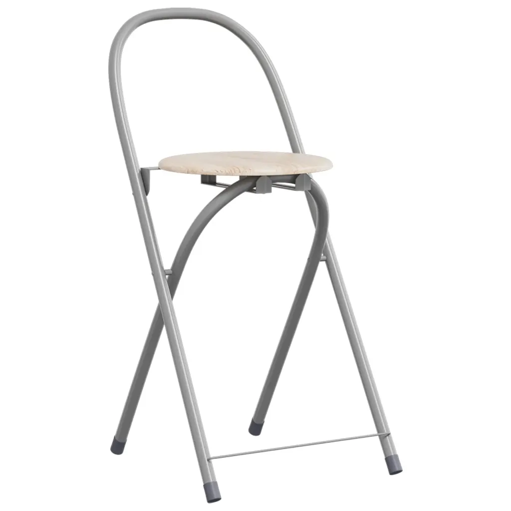 Set Tavolo e Sedie 5 pz Pieghevoli in MDF 243901