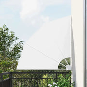 Schermo di Privacy per Balcone-Pannello per privacy 115 x 115 cm Poliestere Bianco