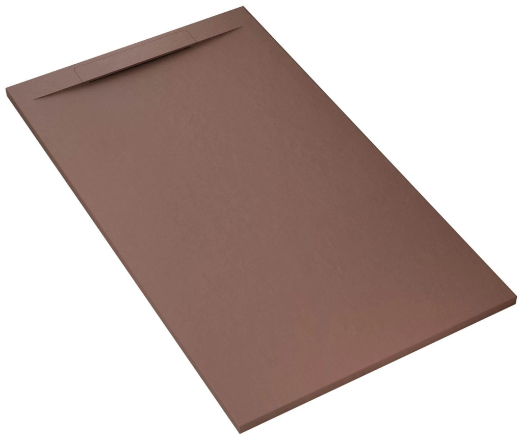 Piatto Doccia in Pietra 80x110 cm Bonussi Ardesia Calcutta Marrone