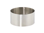 Set 2 Coppapasta Tagliapasta tondi in acciaio inox 7,5 cm h. 4,5 cm