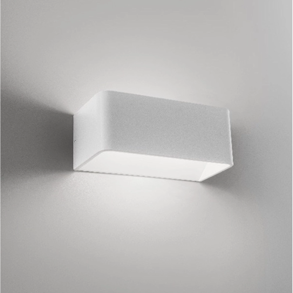 Lampada a led da parete Cubetto IP20 11,4W bianca