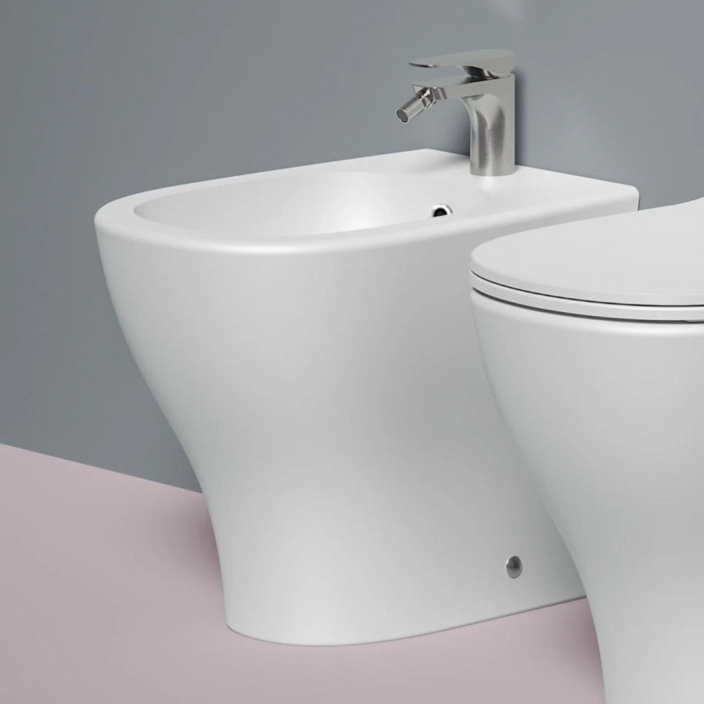 Bidet Da Terra The ArtCeram Bianco Lucido "Ten"
