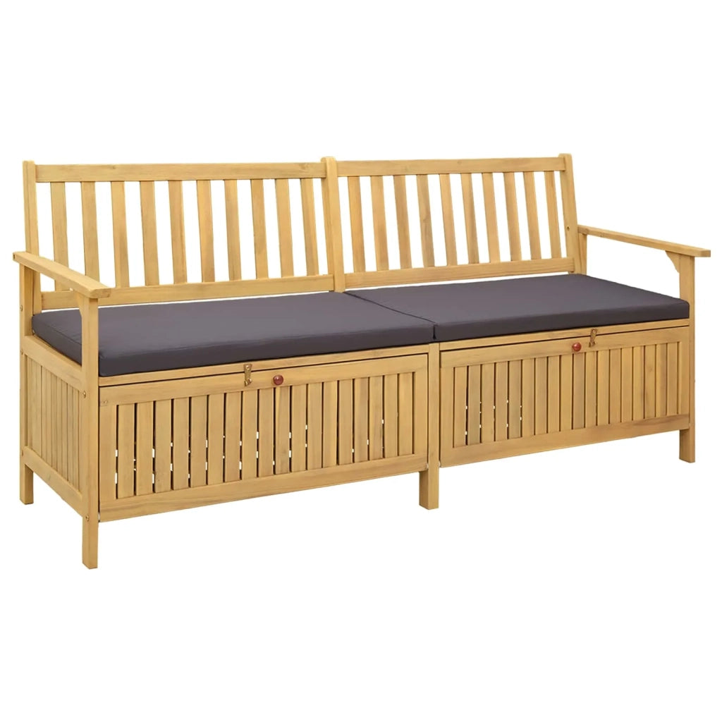 Panchina con contenitore con cuscino con porta 170 x 63 x 84 cm 42026796