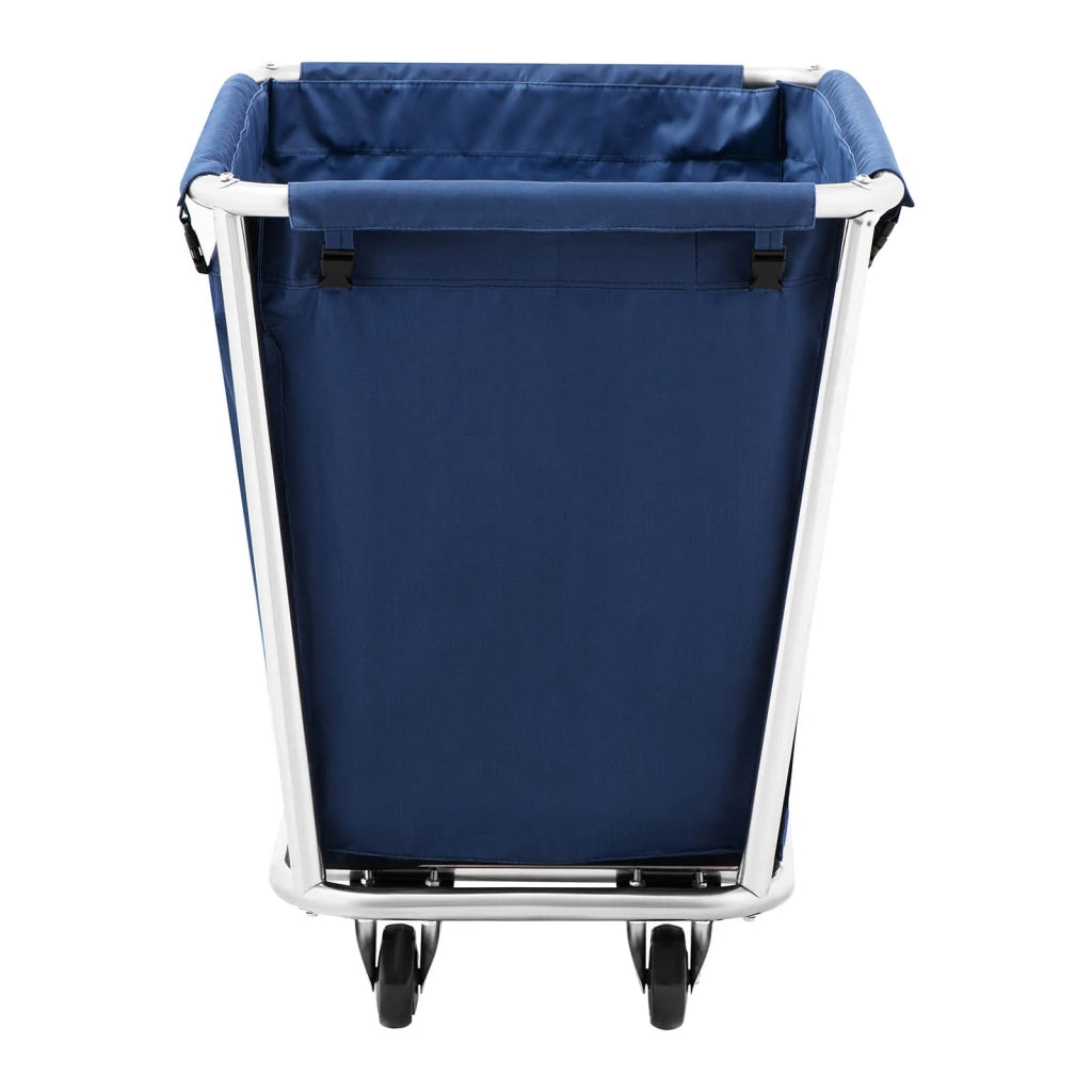 Carrello per biancheria sporca con cesto su ruote (volume: 300 litri 4 ruote telaio in acciaio inox sacco in plastica (PVC)) 14_0004378