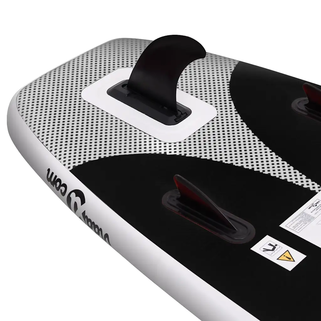 Set Tavola da SUP Gonfiabile Nero 360x81x10 cm CFW7544495