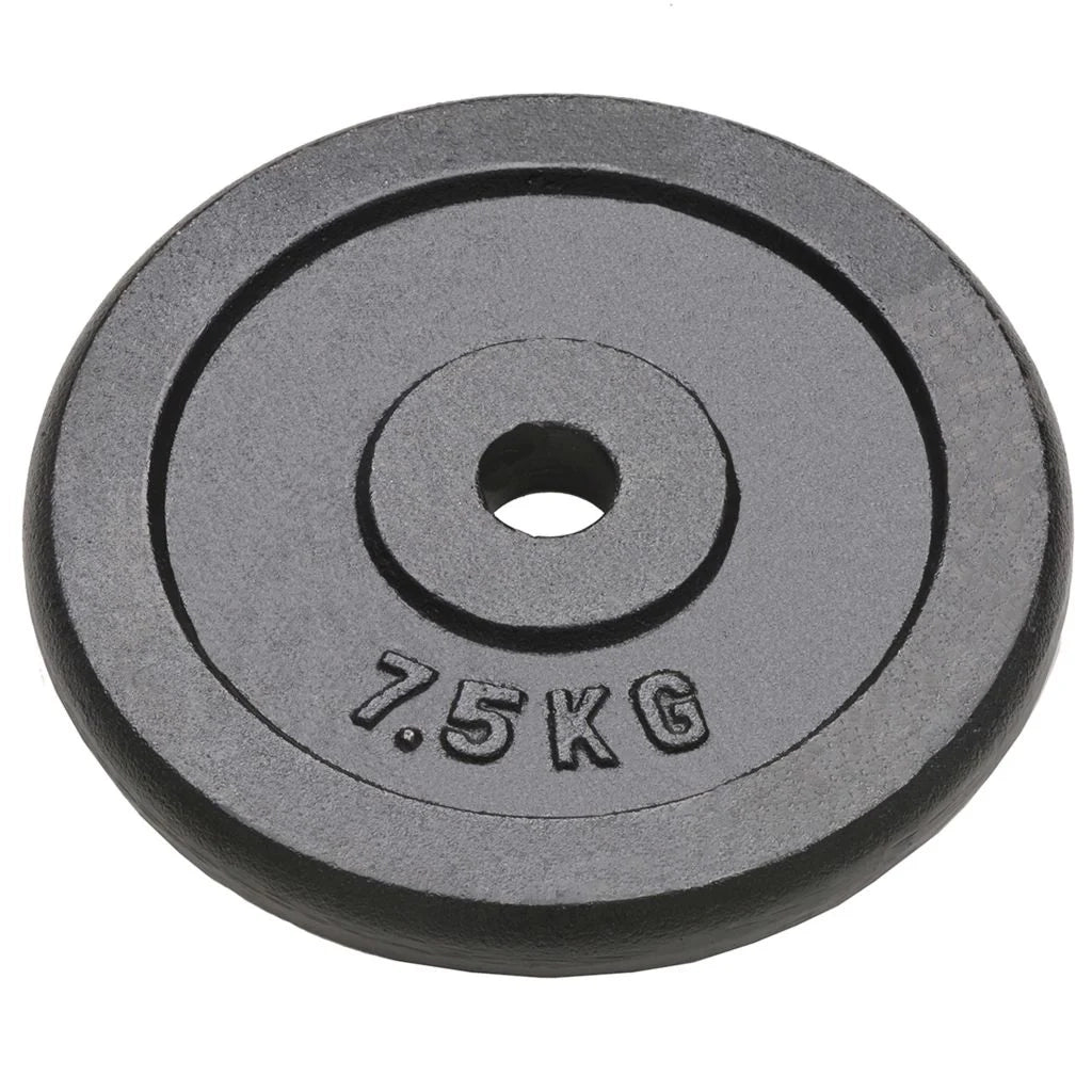 Disco pesi da 4 pezzi 4 manubri in ghisa da 7,5 kg per fitness e allenamento con i pesi 02_0000764