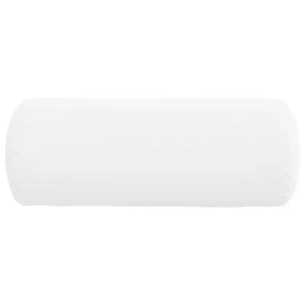 Cuscini a rullo 2 pcs Bianco Ø 15 x 40 cm Tessuto