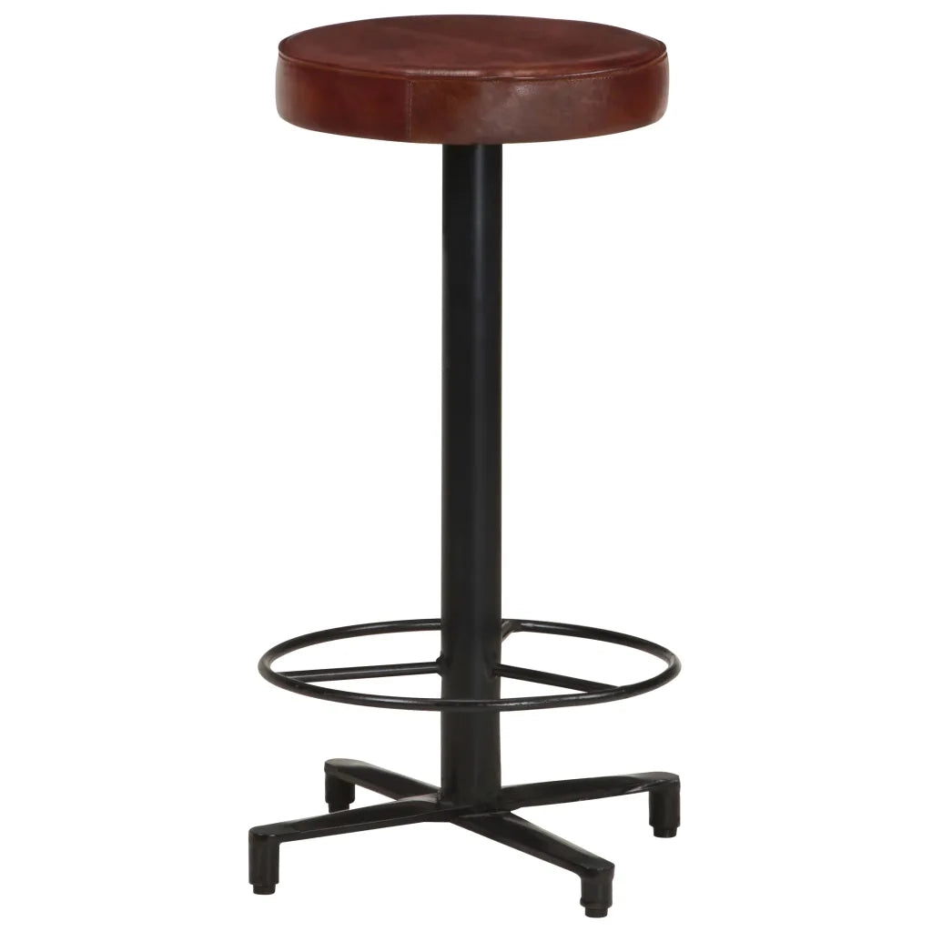 Sgabelli da Bar 2 pz 66 cm in Vera Pelle 321968
