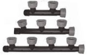 Col-3-pvccol. rac.rad.e o-ring 3 uscite1fx1fx1fx1fx1m 908133 col
