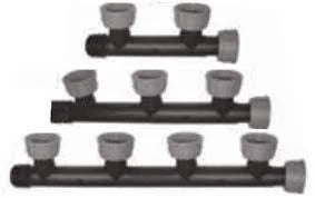 Col-3-pvccol. rac.rad.e o-ring 3 uscite1fx1fx1fx1fx1m 908133 col