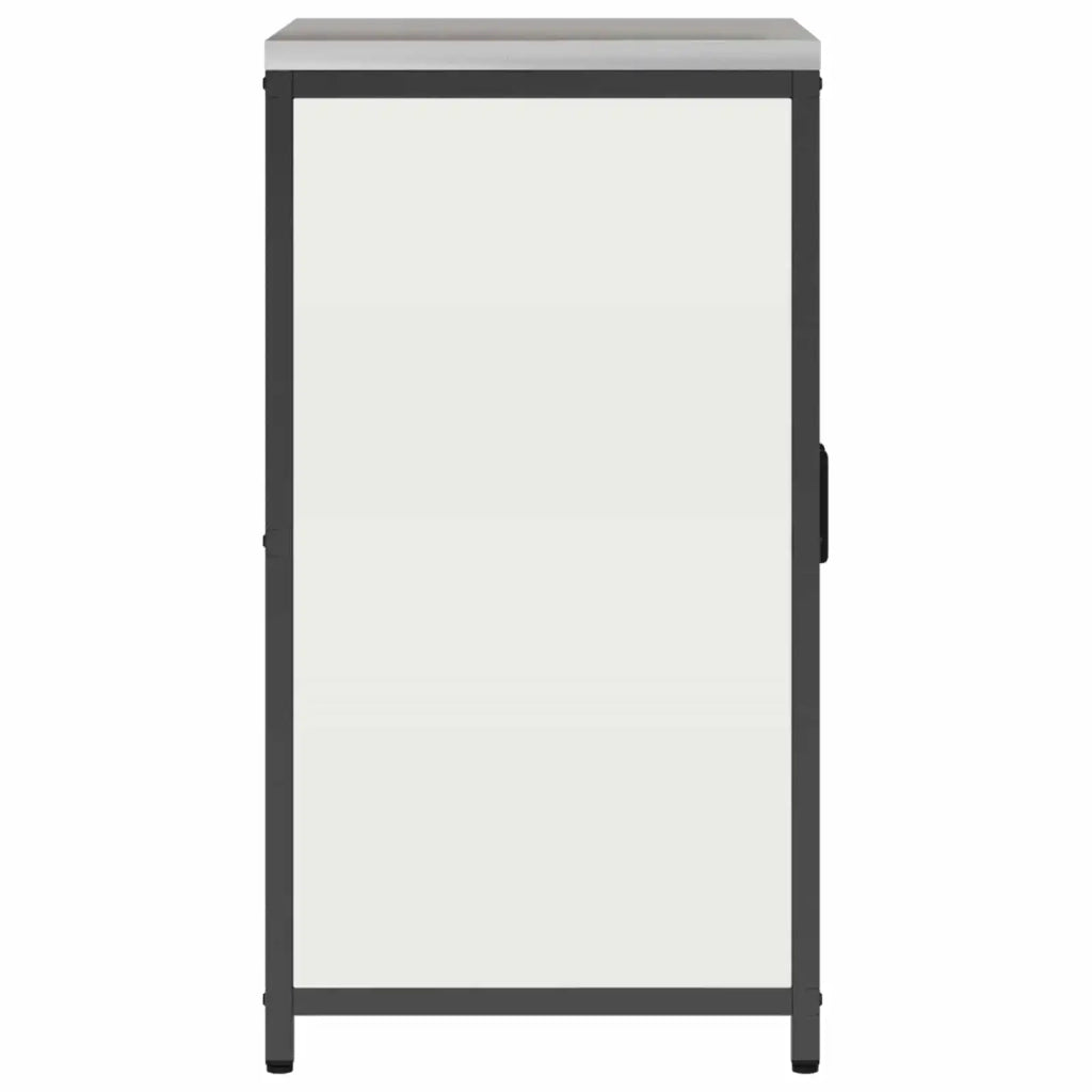 Stoccaggio in cucina con porta Bianco 60 x 50 x 92 cm Acciaio 874990