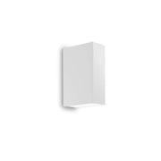 Applique Moderna Tetris-2 Alluminio Bianco 2 Luci G9