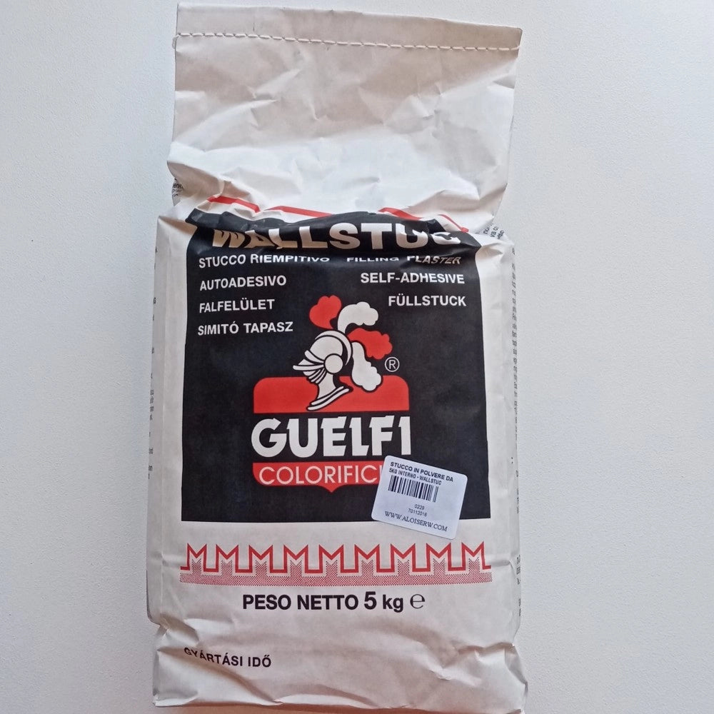 Wallstuc 5kg stucco in polvere bianco per muro - per interni
