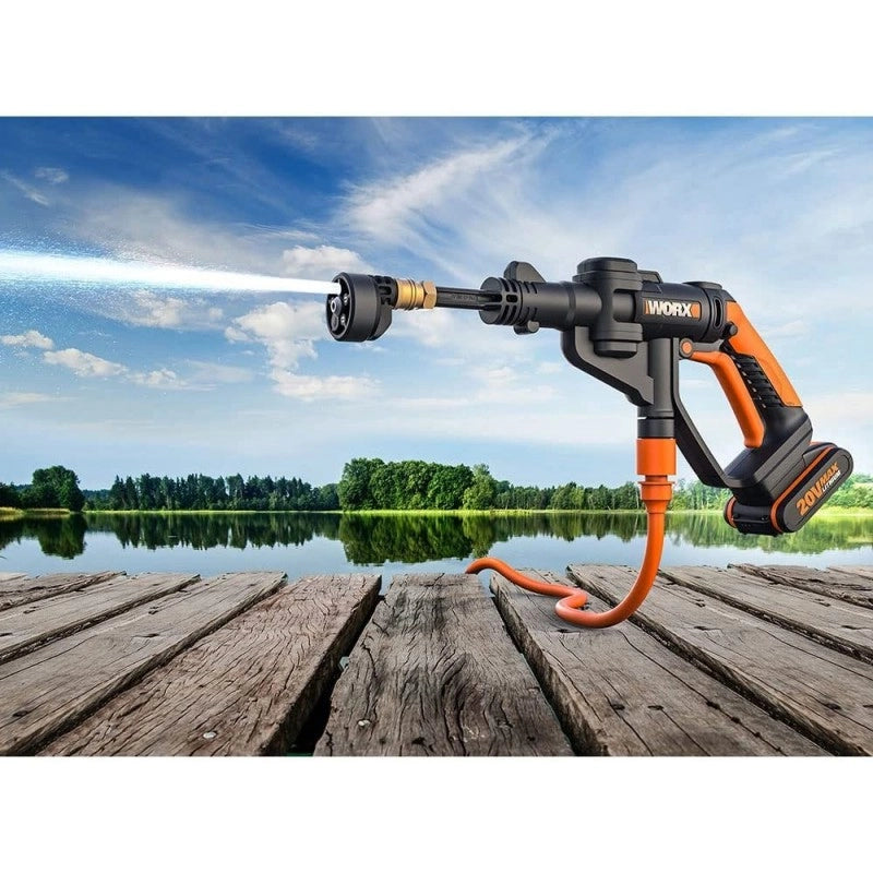 Idropulitrice a Batteria 20 Volt WG620E Portatile con Tubo 6 Metri e Funzione Autoadescante 25 Bar - Worx