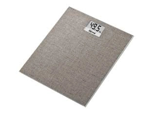 BILANCIA PESAPERSONE ELETTRONICA BP28 KG.150 VETRO TORTORA  vetro tortora effetto tessile    GIRMI