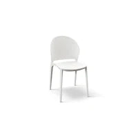 PAZZO DESIGN Sedia Stefania set da 4 sedie bianco in Polipropilene