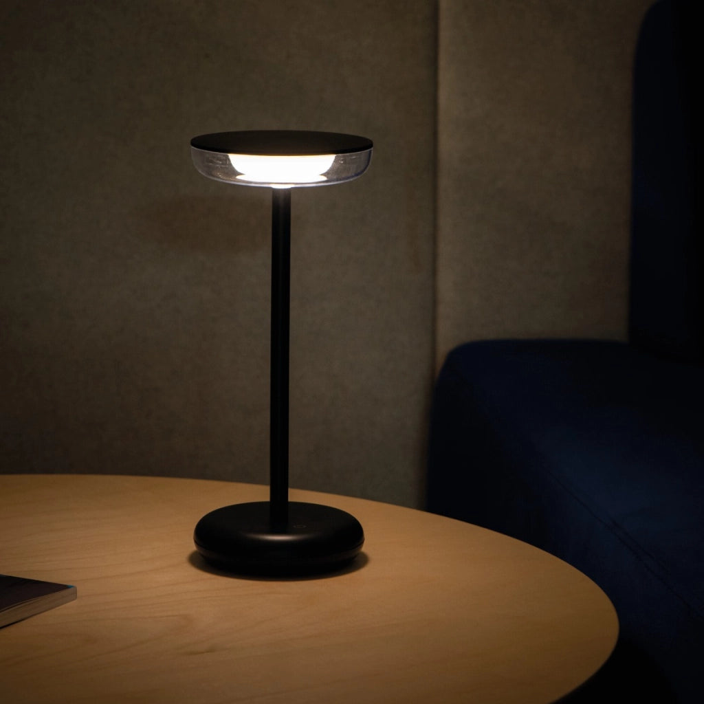 Lampada da tavolo Kanlux FLUXY nera wireless LED 1,7W