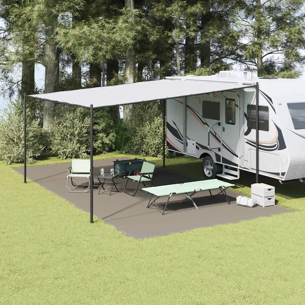 Tappeto da Tenda Grigio chiaro 800 x 400 cm Polietilene 42000204