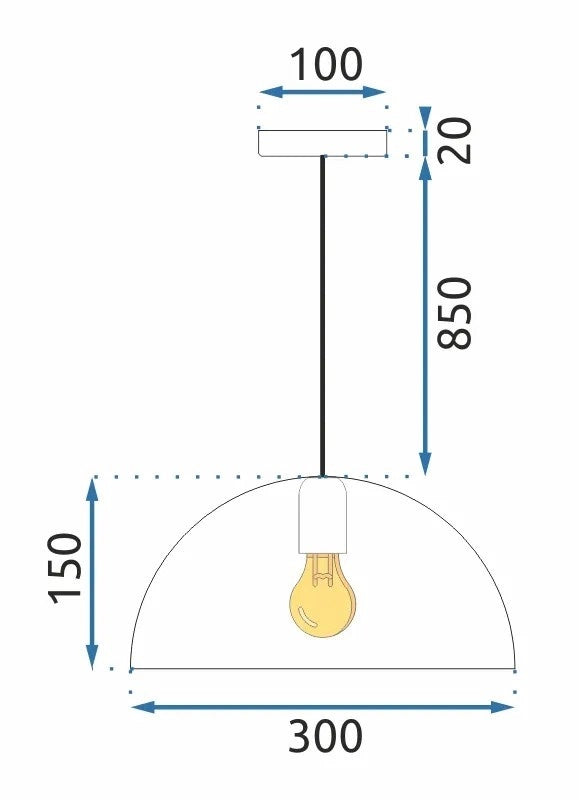 Lampada APP911-1CP Marble