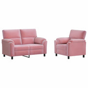 Set di divani 2 pcs Rosa Velluto 3430424