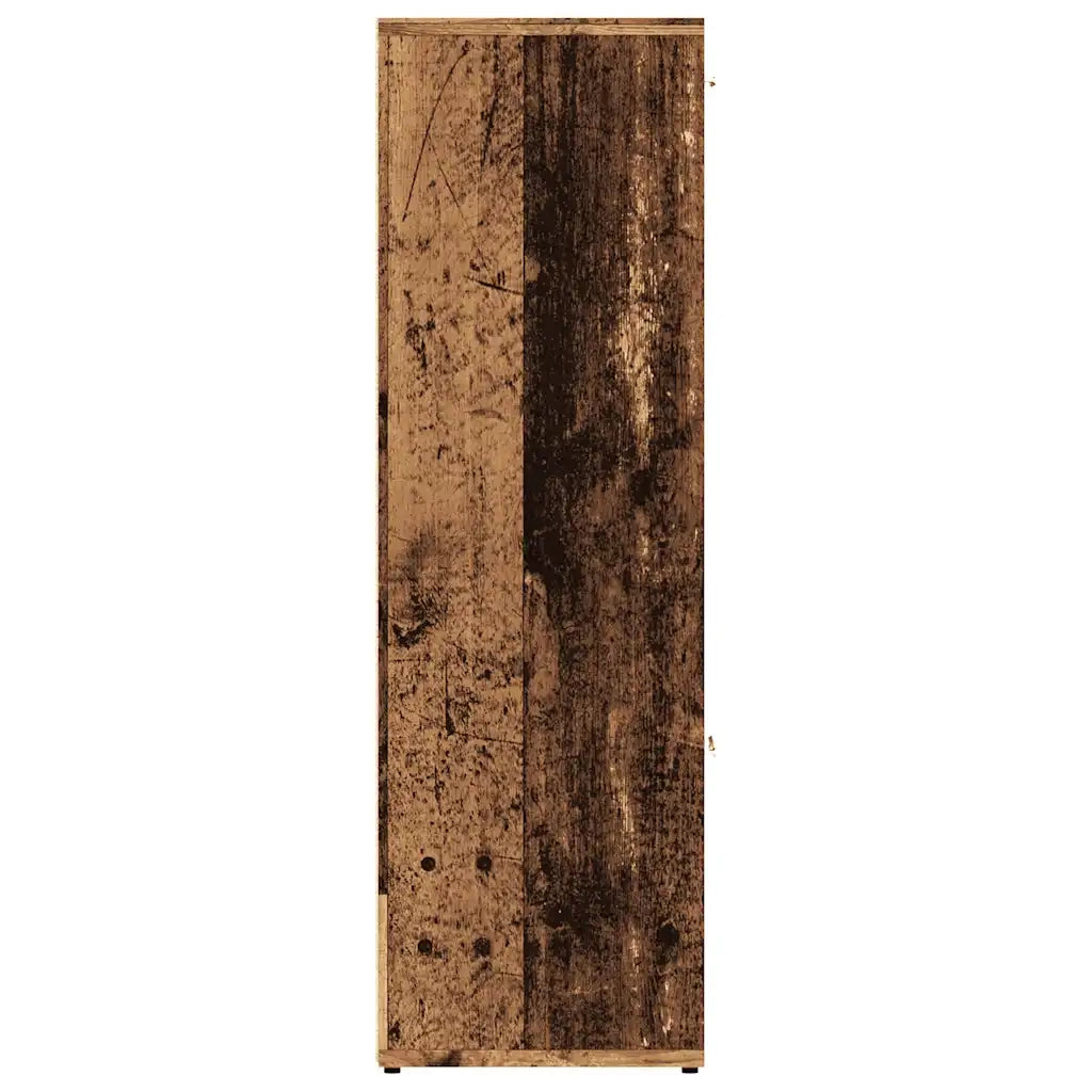 Libreria Legno Antico 90x28x90 cm in Legno Multistrato 856058