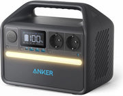 Stazione di Accumulo Portatile 512Wh Generatore Solare con 500W di Potenza, 7 Porte e USB-C, Ideale per Campeggiare e Situazioni di Emergenza