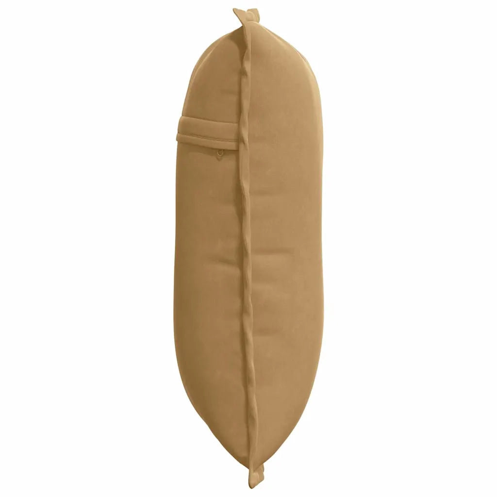 Cuscino per Schiena | Cuscino dorsale Marrone 50 x 45 cm Tessuto in Cords