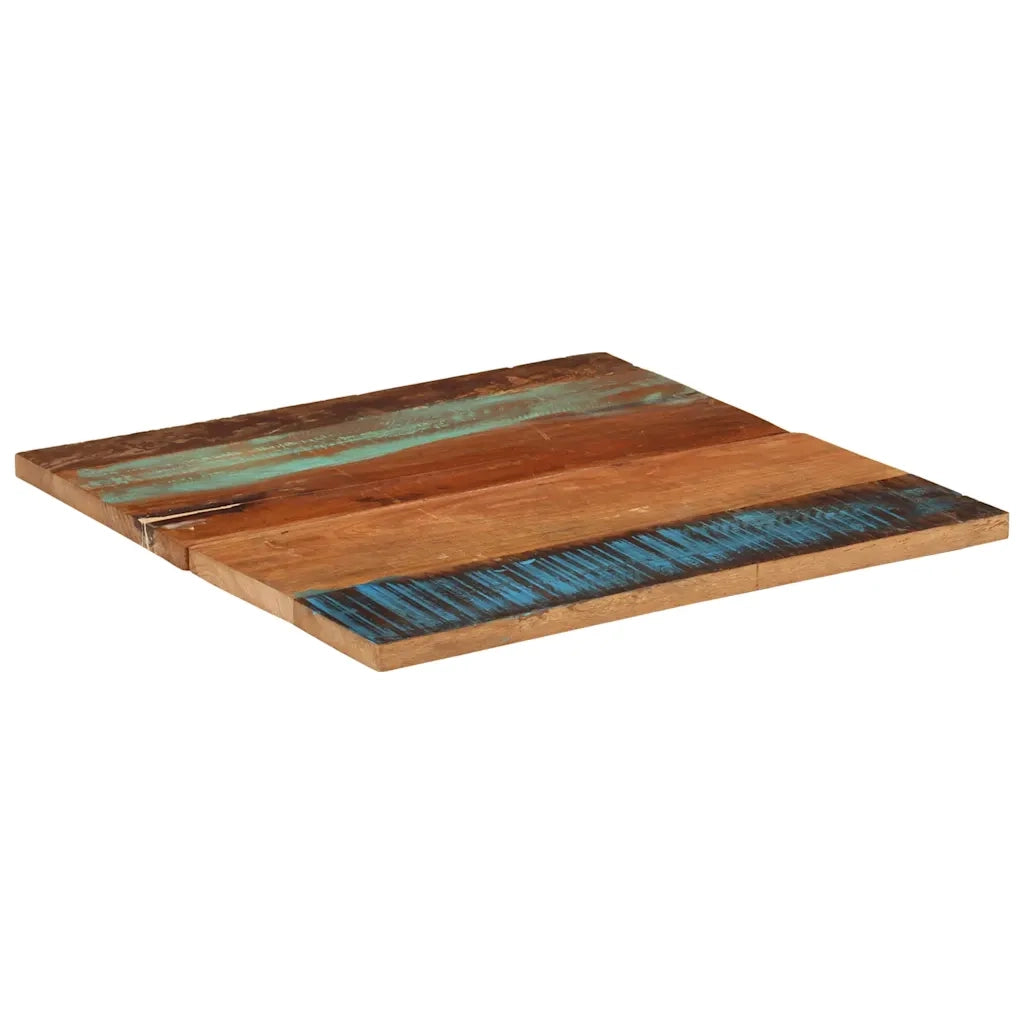 Piano Tavolo Quadrato 70x70 cm 25-27 mm in Legno di Recupero cod mxl 76120