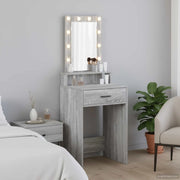 Tavolo da Trucco Grigio 50 x 41 x 140 cm Legno multistrato 865159