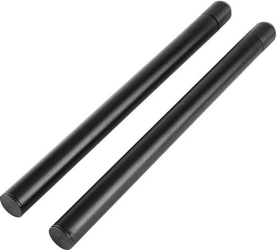 Clip di sterzo - 2 pezzi - 22mm (7/8") - Alluminio massello - Anodizzato a elevata resistenza - Facile da installare - Progetto duraturo - Sterzo per bicicletta