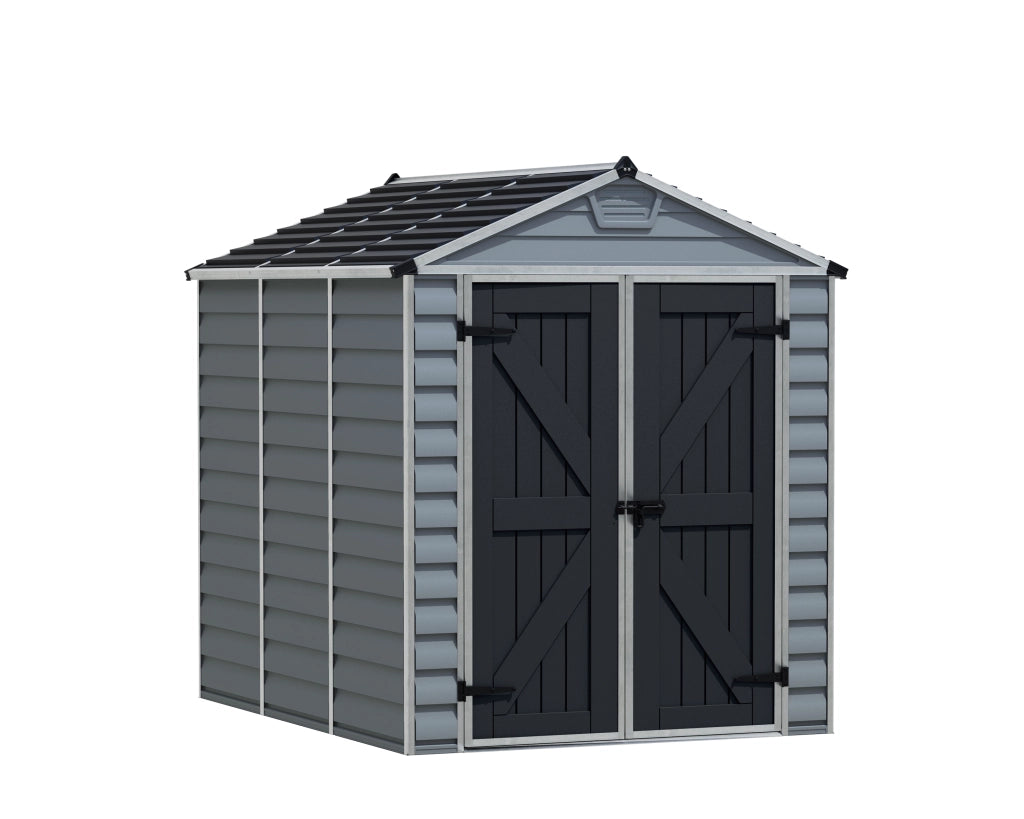 Casetta Da Giardino in Policarbonato Skylight  229X185X217 cm Grigio Deco