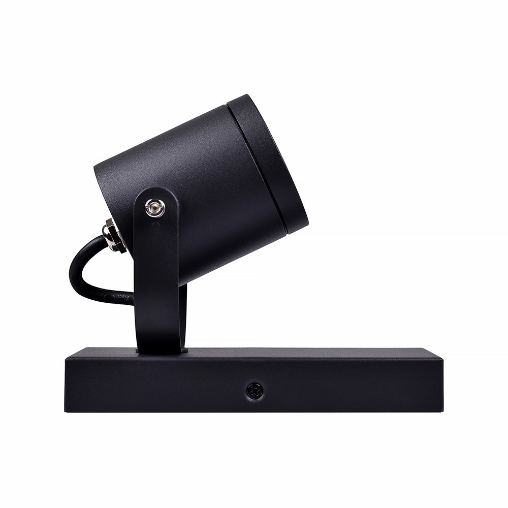 LAMPADA DA PARETE CON ATTACCO GU10 IN ALLUMINIO IP44 - DESIGN MODERNO RESISTENTE ALLE INTEMPERIE IDEALE PER INTERNI ED ESTERNI