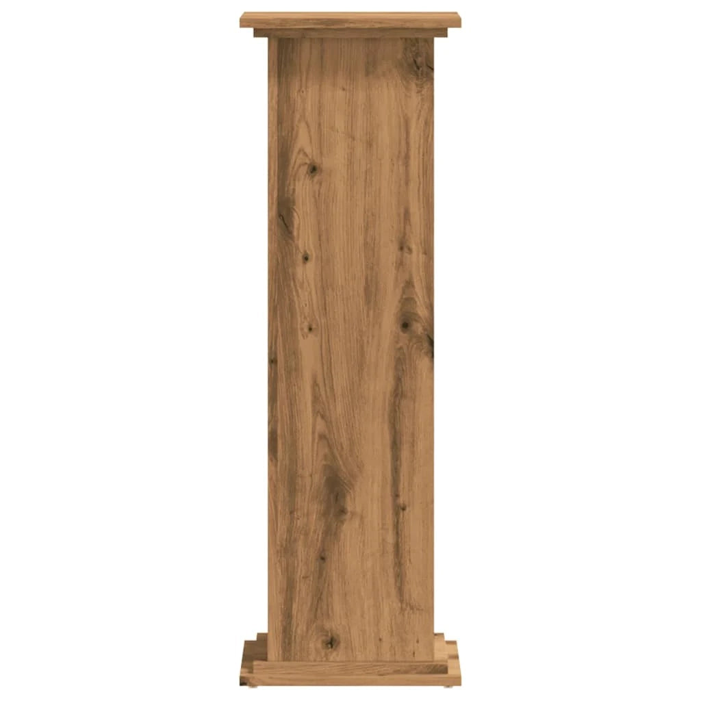 Portavasi mobiletto per fiori 33 x 33 x 100 cm legno ingegnerizzato marrone 02_0045138