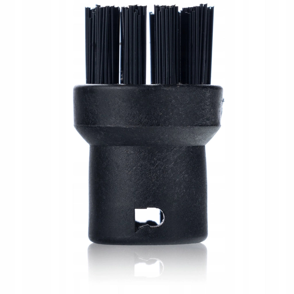Set di Accessori per Pulizia compatibile con Kärcher SC – 3 Panni in Microfibra, 6 Spazzole Rotonde