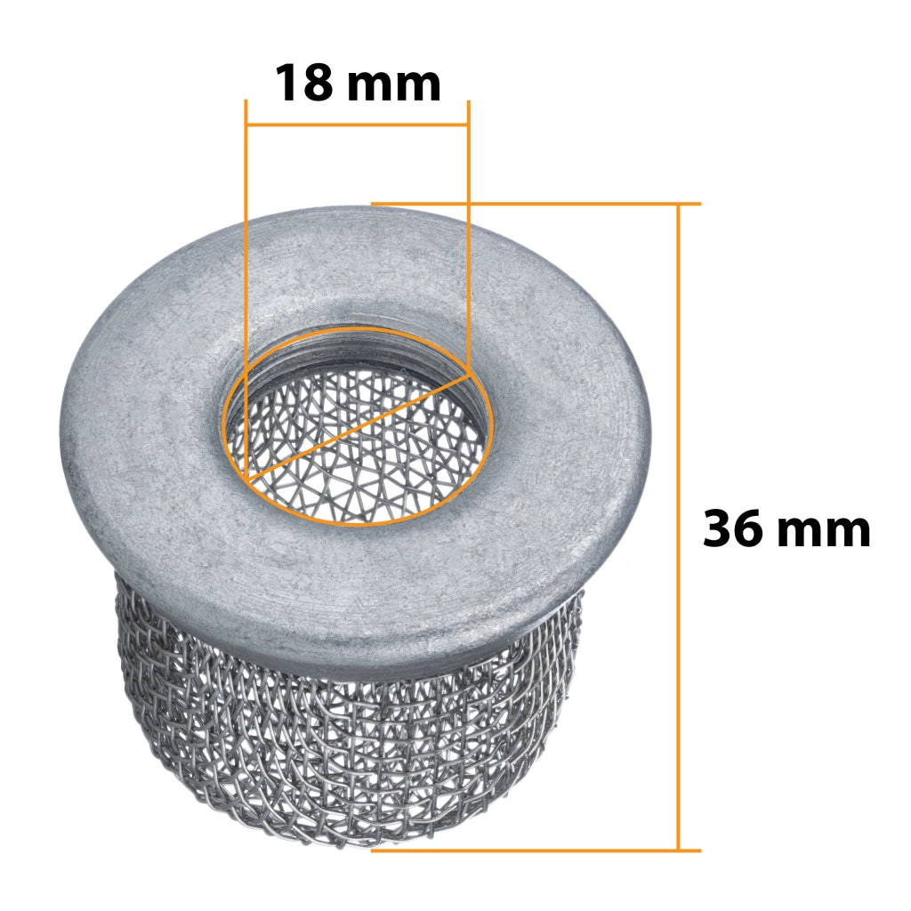 Filtro Metallico per Sistema di Aspirazione 40mm x 21mm – Compatibile con Graco ST Max 395/495, Ultra 395/495/595