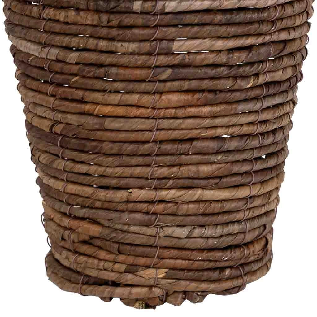 Vaso in foglia di banano naturale marrone, D25x47,5h cm