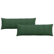 Cuscini da Divano 2 pz | Cuscini per sedie Verde Scuro 120 x 40 cm