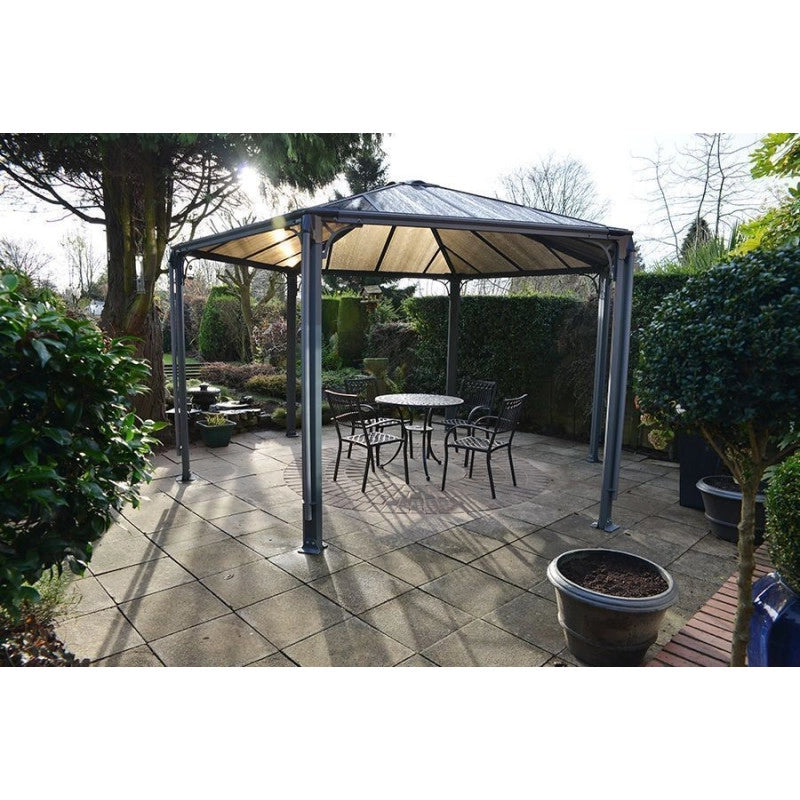 TONNELLE COUV TERRASSE HEXAGONALE