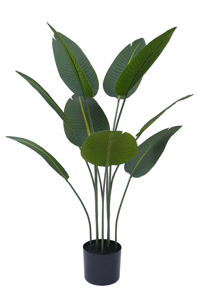 Pianta Finta Da Interno Artificiale Grandi Varie Altezze 100/150/180 Cm Artificiali Vari Modelli Modellabili Decorazioni Casa Ufficio - Uccello del Paradiso - Altezza 100cm