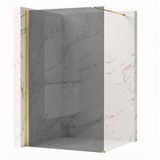Parete Doccia Rea Flexi Grey / Gold 110