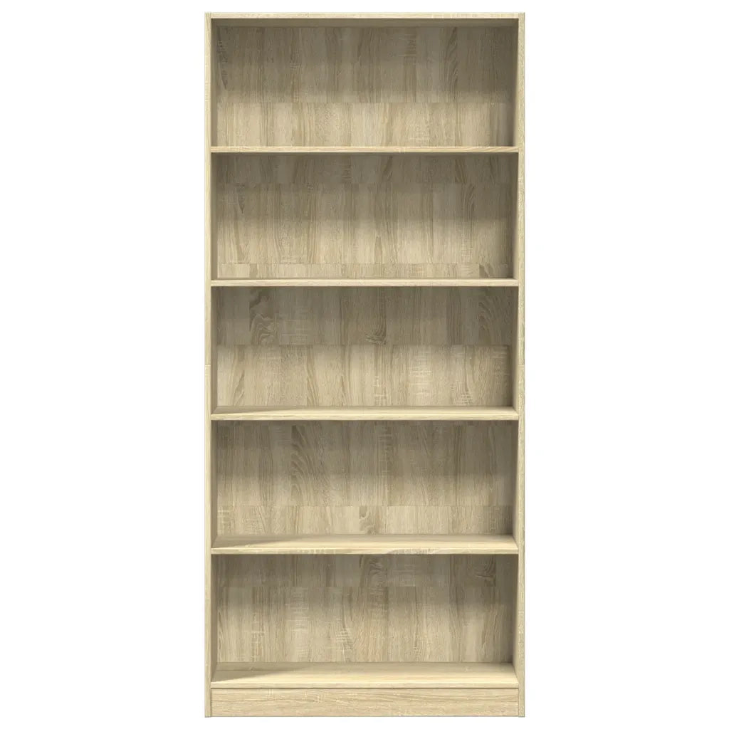 Libreria Rovere Sonoma 80x24x176 cm Legno ingegnerizzato 857855