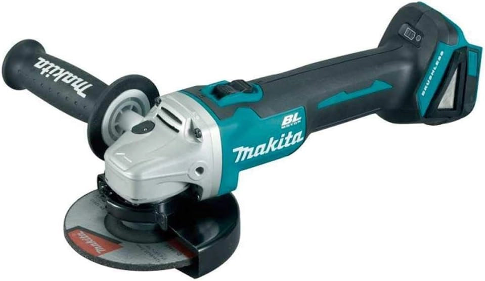 MAKITA Kit MK401 (Trapano Avvitatore DDF482 + Tassellatore DHR171 + Mini-Smerigliatrice DGA504 + Avvitatore ad Impulsi DTD152 + 2 Batterie 5,0 Ah + Caricabatterie + LXT600)