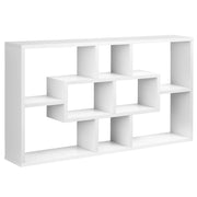 Libreria a Parete con 8 Cubi ¨C zephmum ¨C Bianco 85x14.5x47.5 cm