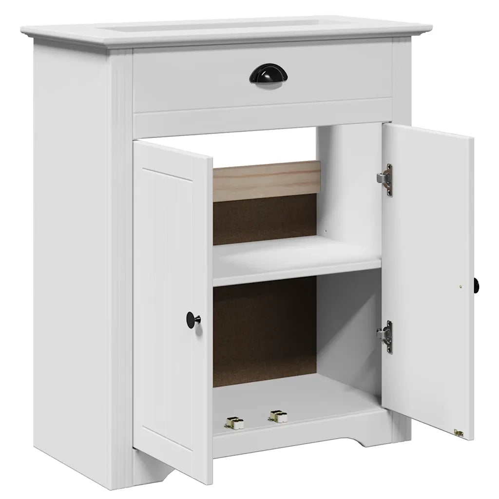 Mobile Lavabo da Bagno BODO Bianco 70x35x80 cm